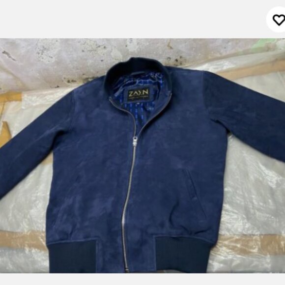 Zayn Leather Bomber jacket - Picture 2 of 3